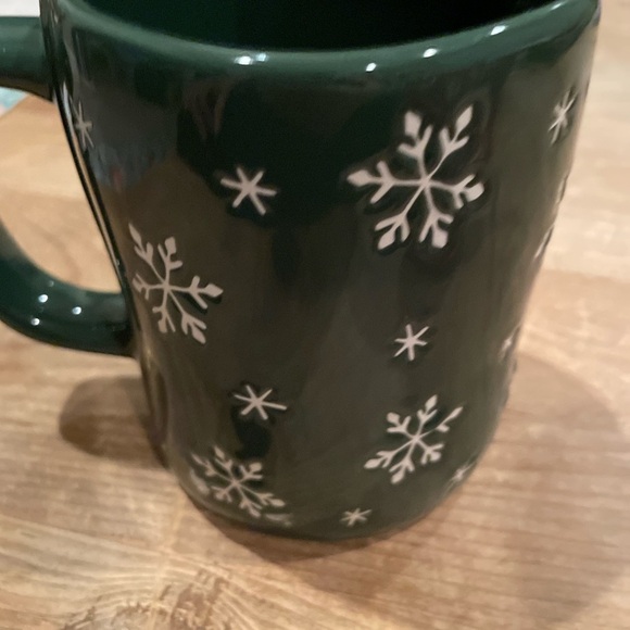 Rae Dunn Ceramic Christmas Holly & Jolly Mugs set of 2 whimsical home holiday - Picture 3 of 6